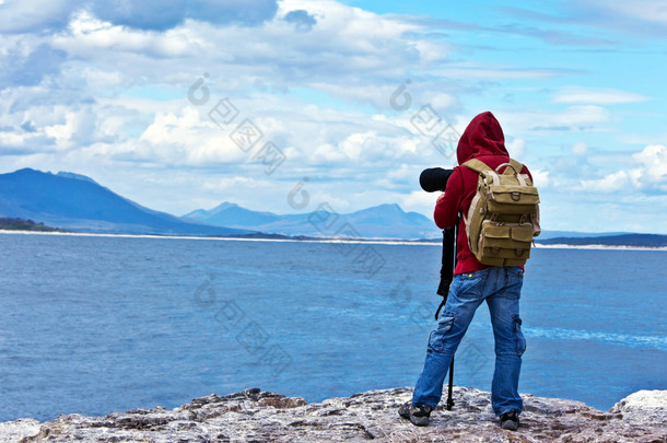 野生<strong>动物摄影</strong>师的旅行者