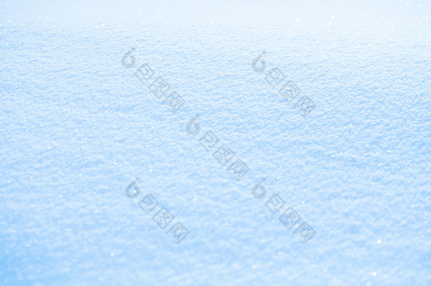有效的天空蓝色雪<strong>背景</strong>，很小的焦点