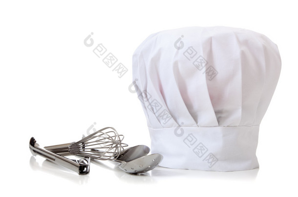 厨师帽和用具