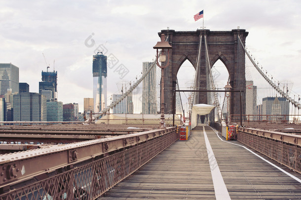 纽约布鲁克林桥（Brooklyn Bridge）.