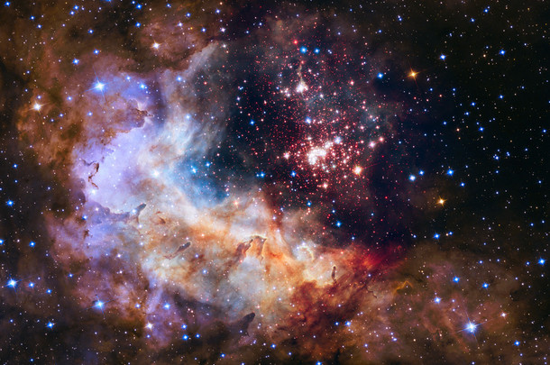 Super star cluster (Westerlund 2) in the constellation Carina.