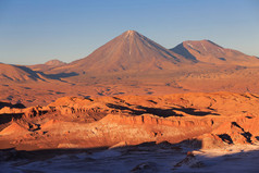 月亮谷，智利阿塔卡马沙漠