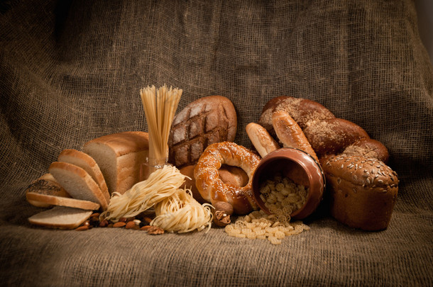 健康膳食与面包、 谷类食品