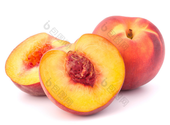 Ripe peach fruit