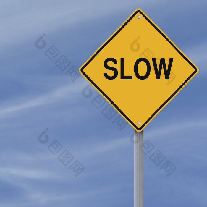 缓慢的标志