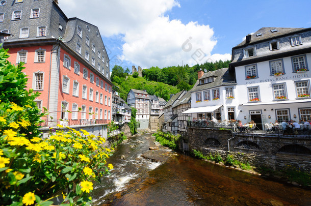 monschau，德国的古城