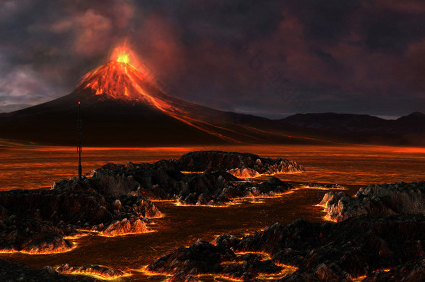 火山的山