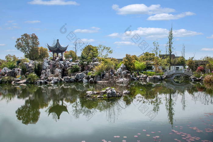 苏州吴中区甪直古镇江南文化园图片-包图网企业站
