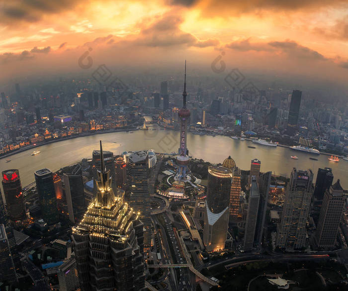 上海市城市景观图片-包图网企业站