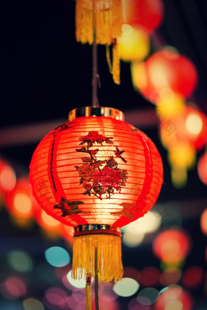 灯的中国新的一年中国的灯笼图片-包图网企业站