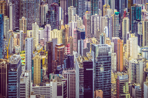 香港中国城市景观