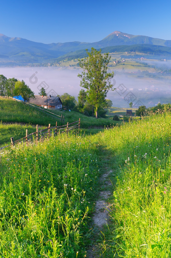 在那个小山村小道