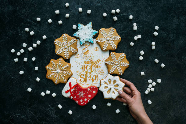 gingerbreads 与圣诞贺卡