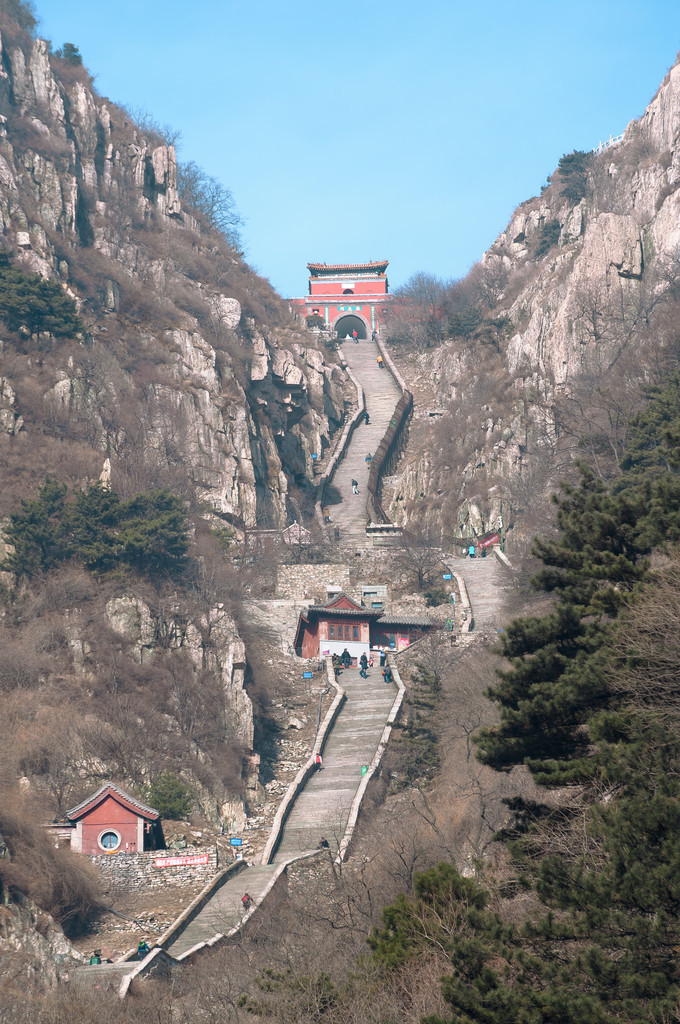 天国的阶梯，泰山，中国