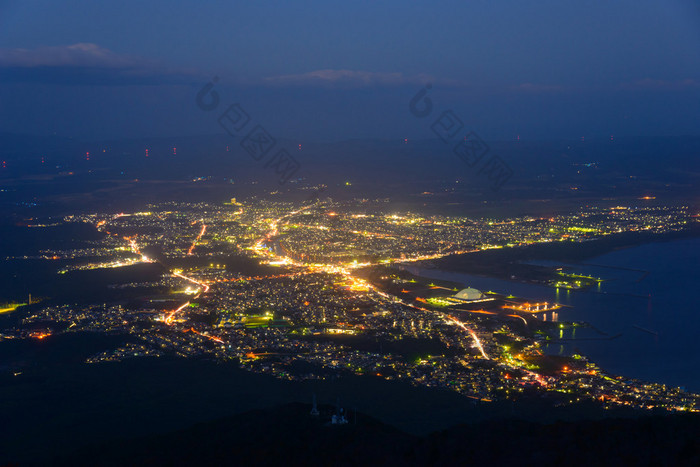 穆苏市夜景