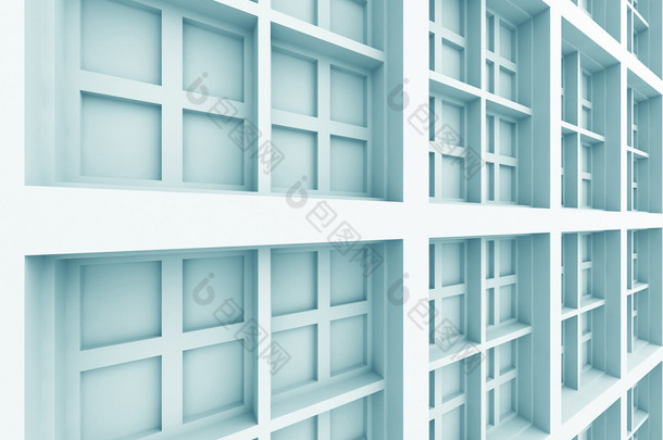 Abstract Squares Structure Design Background