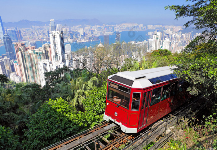 香港山顶缆车