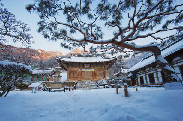 在韩国的 naesosa 寺