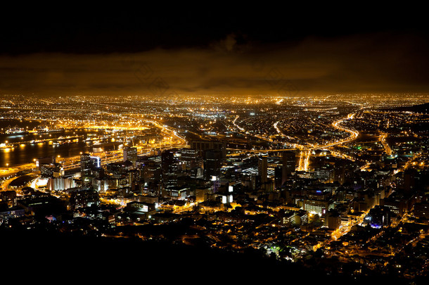 开普敦的<strong>夜景</strong>