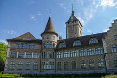 在瑞士的苏黎世，瑞士国家博物馆 （博物馆） 的视图