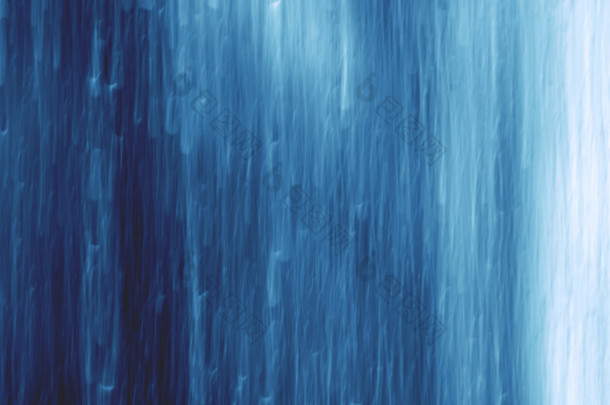 抽象的蓝色雨