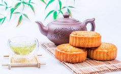 中国的传统节日，中秋节月饼和茶