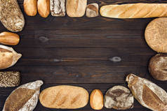 各种各样的自制面包