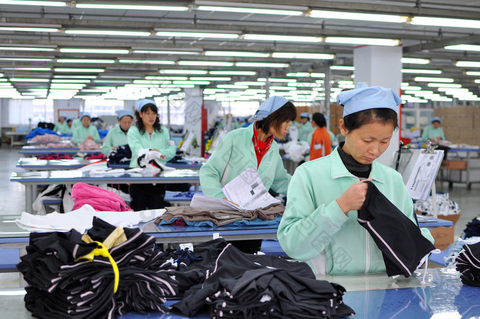 纺织工厂纺织服装图片-包图网企业站