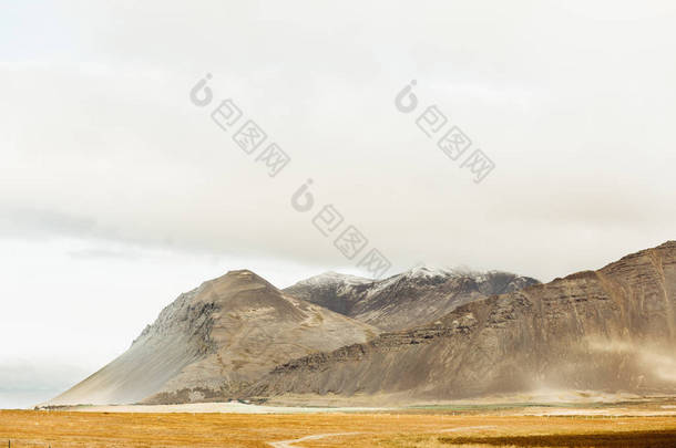 美丽的冰岛风景。美丽的自然景观图像.冰岛欧洲.