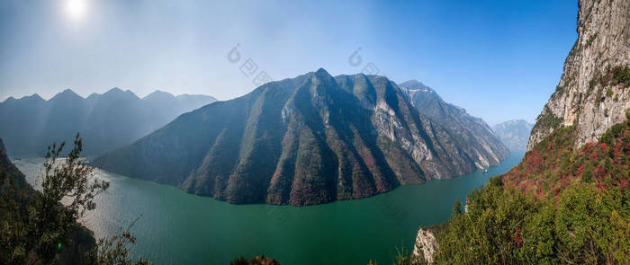 长江三峡巫峡 山川风景