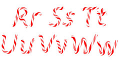 糖蔗字体 r-w 字母隔离