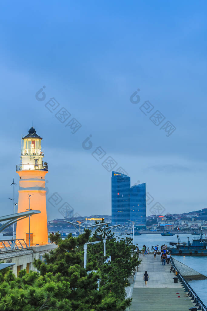 中国青岛市风景 窗边风景