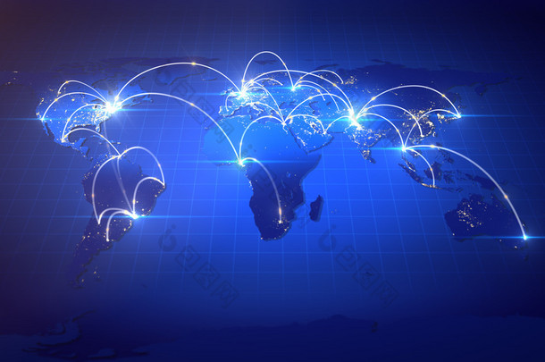 日益增长的全球业务网络.