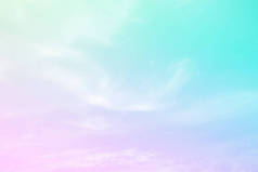 Soft cloudy is gradient pastel,Abstract sky background in sweet color.	
