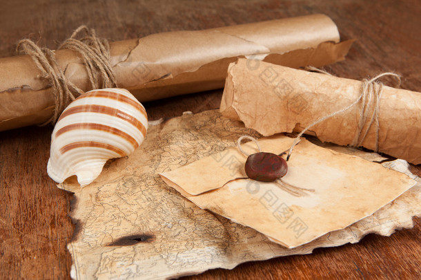 古色古香的论文和藏宝图