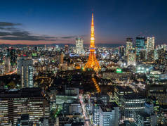 日本观察房间夜景