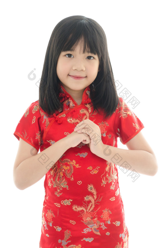 美丽的中国女孩问候