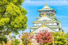 美丽的建筑大阪城堡