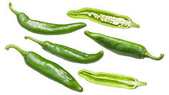 Lumbre green chile peppers