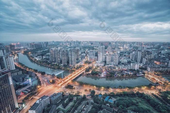 成都城市风景  窗边风景