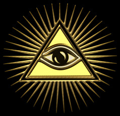 所有看见眼的无所不知的神-眼睛的普罗维登斯-象征