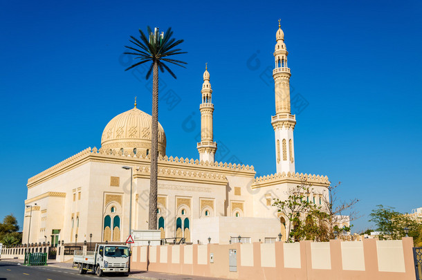 <strong>在</strong>迪拜，阿联酋 Zabeel Mosque 的视图