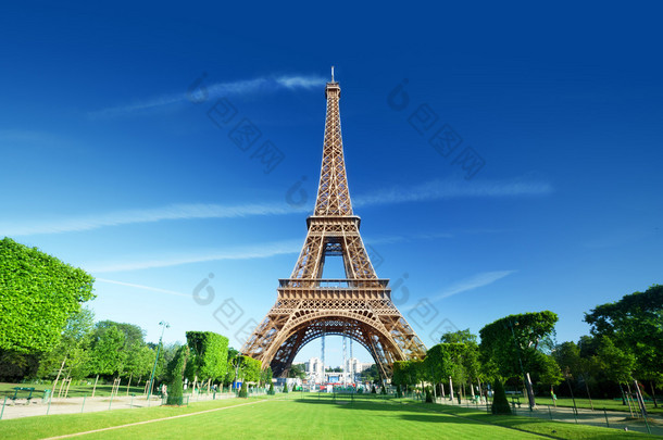 埃菲尔<strong>铁塔</strong>、 巴黎。法国.