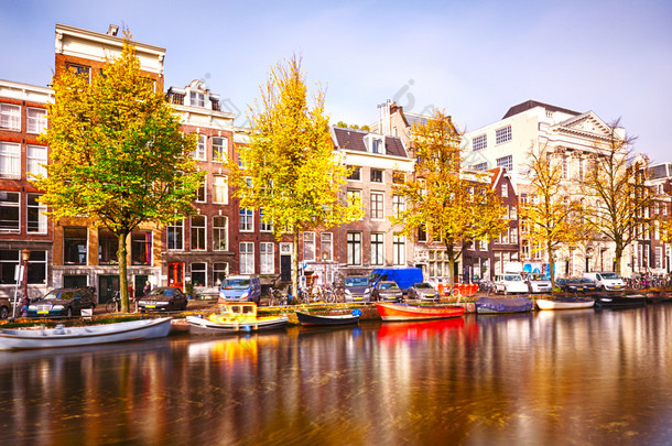 荷兰阿姆斯特丹的秋天