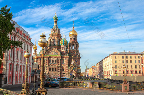对溢病，圣彼得堡，俄罗斯救世主教堂