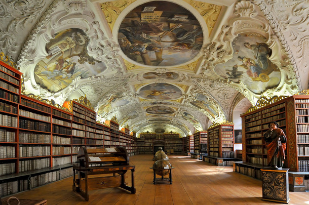 Ιστορική Βιβλιοθήκη της μοναστήρι strahov στην Πράγα, θεολογική αίθουσα