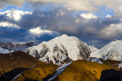 中国吉林长白山天池山的风景