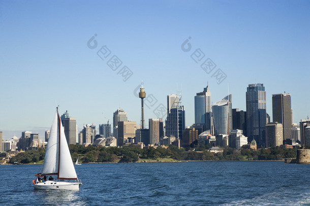 悉尼的城市景观，澳大利亚.