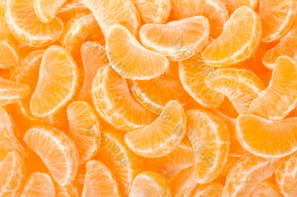 橘<strong>线段</strong>，橙色背景