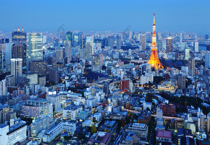 东京的夜景